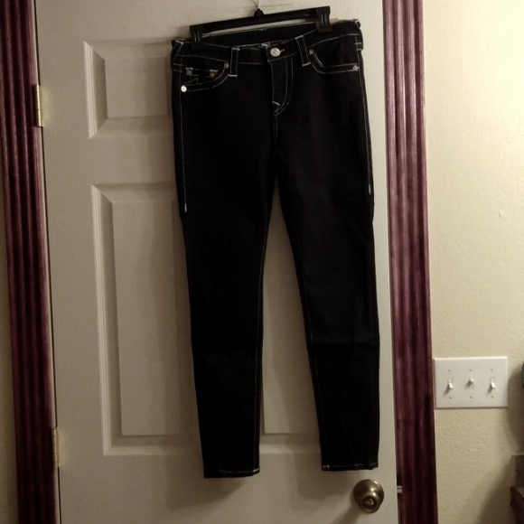 True Religion Denim - True Religion Black Ankle Skinny Jeans Size 30 NWT